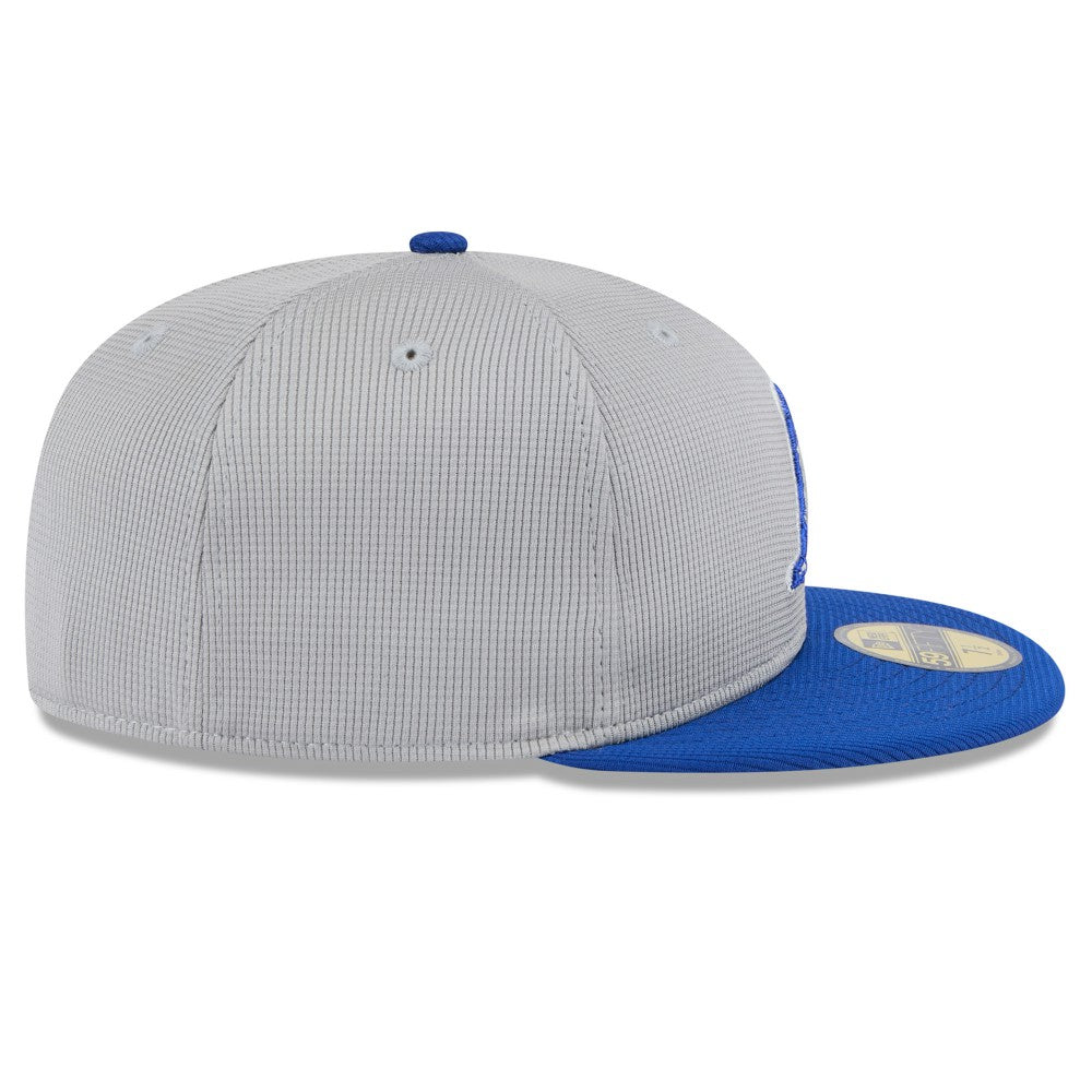Gray/Royal Milwaukee Brewers New Era 2025 Batting Practice 59FIFTY Fitted Hat