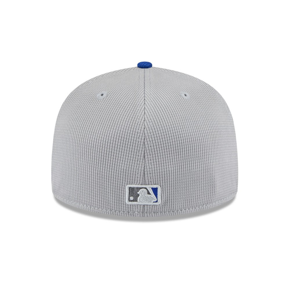 Gray/Royal Milwaukee Brewers New Era 2025 Batting Practice 59FIFTY Fitted Hat