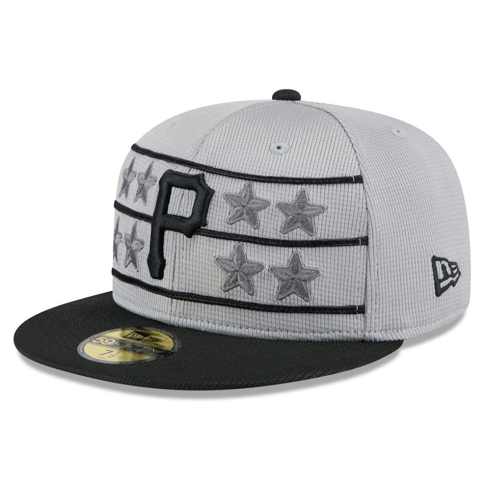 Gray/Black Pittsburgh Pirates New Era 2025 Batting Practice 59FIFTY Fitted Hat