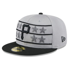 Gray/Black Pittsburgh Pirates New Era 2025 Batting Practice 59FIFTY Fitted Hat