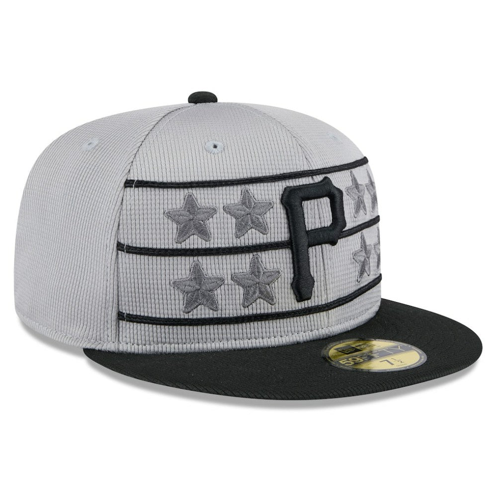 Gray/Black Pittsburgh Pirates New Era 2025 Batting Practice 59FIFTY Fitted Hat
