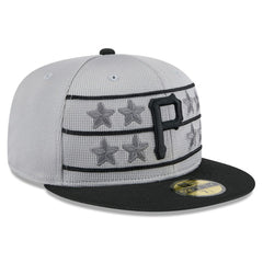 Gray/Black Pittsburgh Pirates New Era 2025 Batting Practice 59FIFTY Fitted Hat