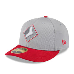 Gray/Red Chicago White Sox New Era 2025 Batting Practice Low Profile 59FIFTY Fitted Hat