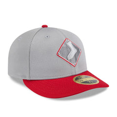 Gray/Red Chicago White Sox New Era 2025 Batting Practice Low Profile 59FIFTY Fitted Hat