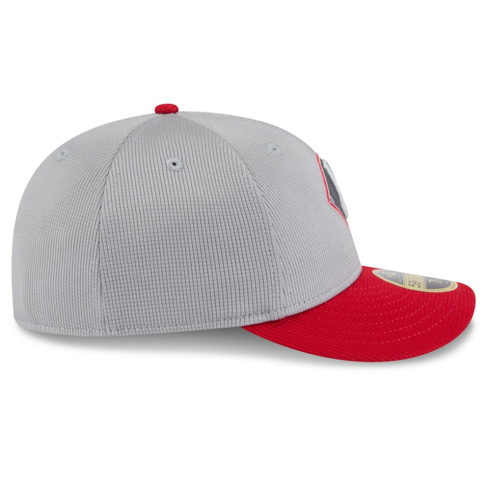 Gray/Red Chicago White Sox New Era 2025 Batting Practice Low Profile 59FIFTY Fitted Hat