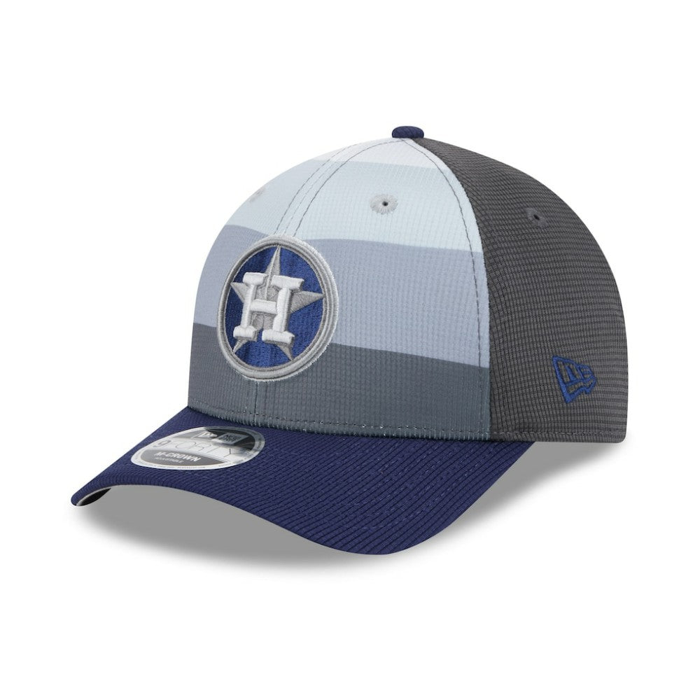 Gray/Navy Houston Astros New Era 2025 Batting Practice 9FORTY M-Crown Adjustable Hat
