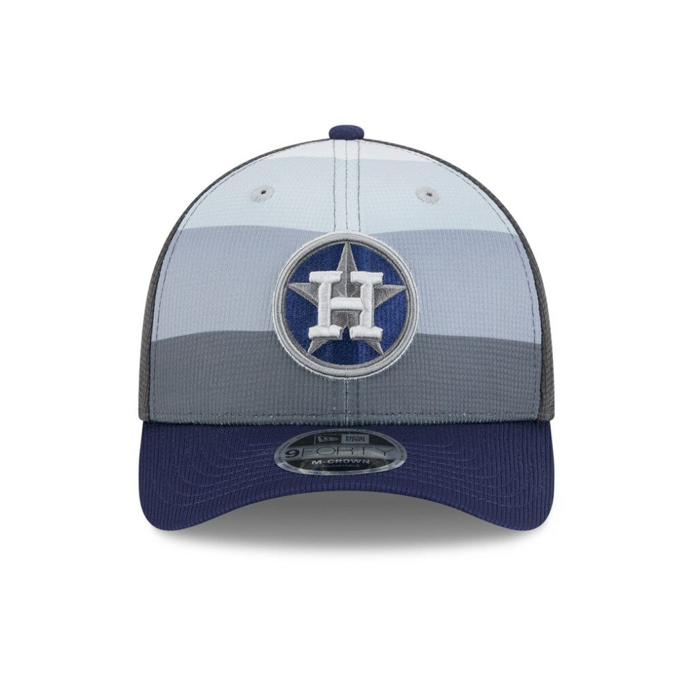 Gray/Navy Houston Astros New Era 2025 Batting Practice 9FORTY M-Crown Adjustable Hat