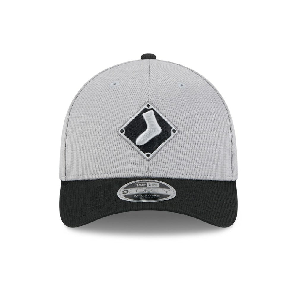 Gray/Black Chicago White Sox New Era 2025 Batting Practice 9FORTY M-Crown Adjustable Hat