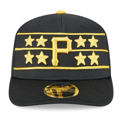 Black Pittsburgh Pirates New Era 2025 Batting Practice 9SEVENTY Stretch-Snap Trucker Hat