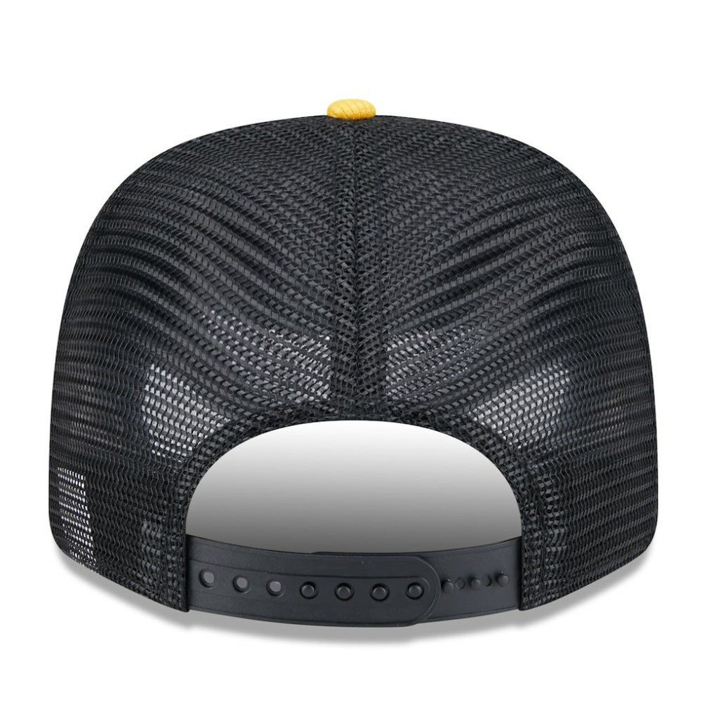 Black Pittsburgh Pirates New Era 2025 Batting Practice 9SEVENTY Stretch-Snap Trucker Hat
