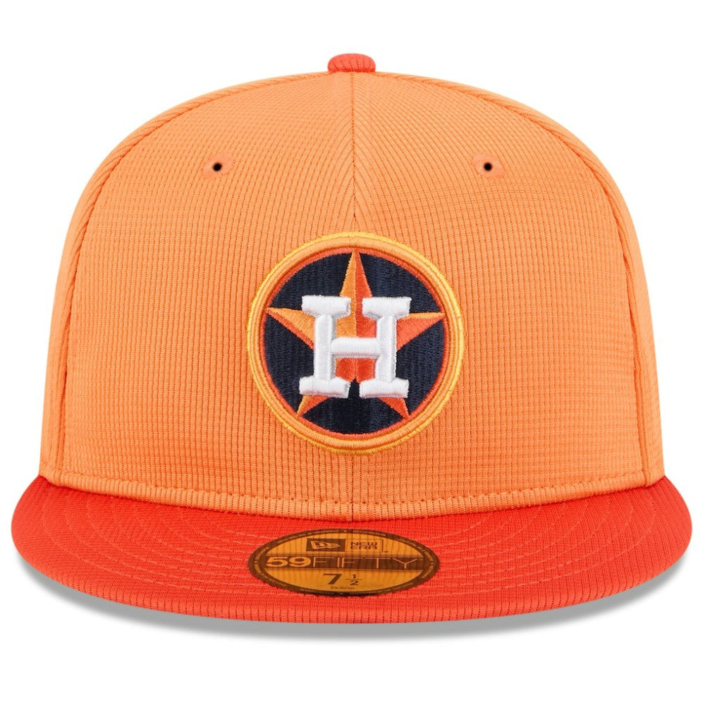 Orange Houston Astros New Era 2025 Spring Training 59FIFTY Fitted Hat