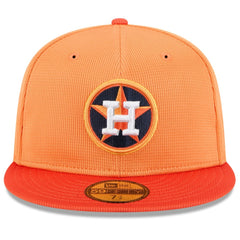 Orange Houston Astros New Era 2025 Spring Training 59FIFTY Fitted Hat