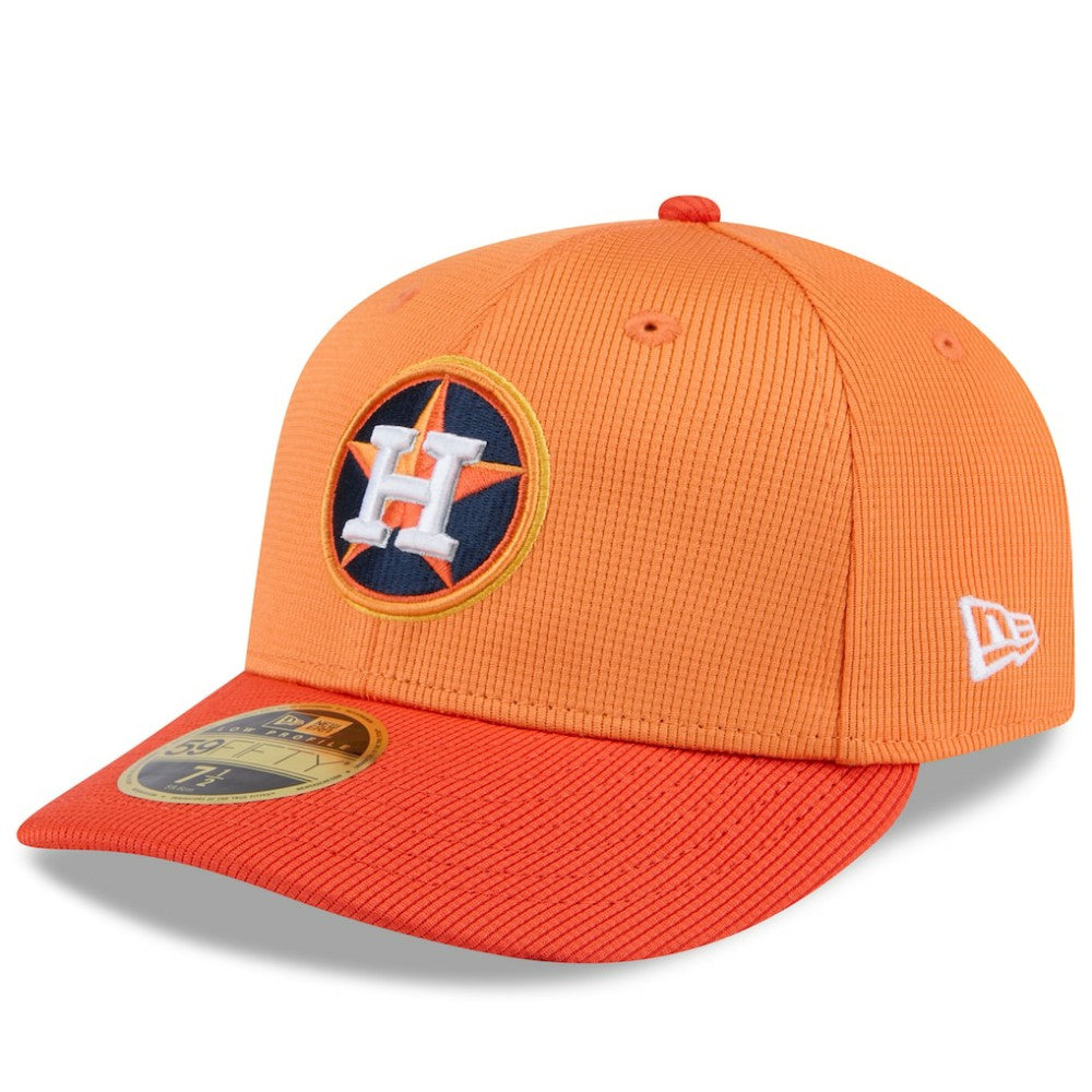 Orange Houston Astros New Era 2025 Spring Training Low Profile 59FIFTY Fitted Hat