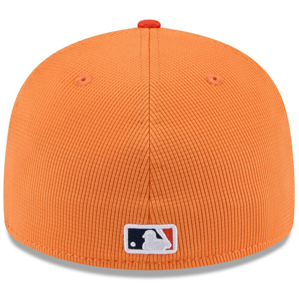 Orange Houston Astros New Era 2025 Spring Training Low Profile 59FIFTY Fitted Hat