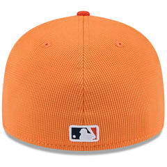 Orange Houston Astros New Era 2025 Spring Training Low Profile 59FIFTY Fitted Hat