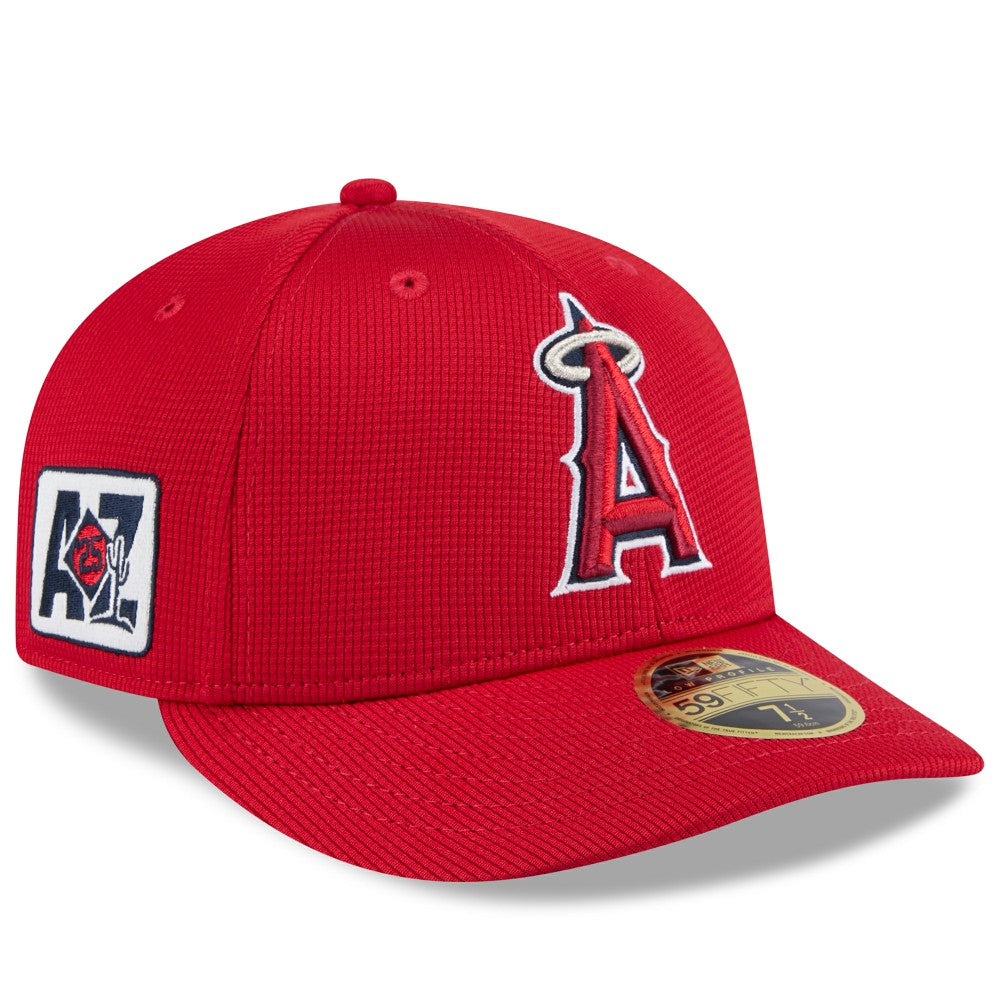Red Los Angeles Angels New Era 2025 Spring Training Low Profile 59FIFTY Fitted Hat