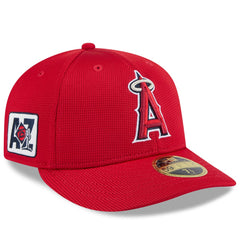 Red Los Angeles Angels New Era 2025 Spring Training Low Profile 59FIFTY Fitted Hat