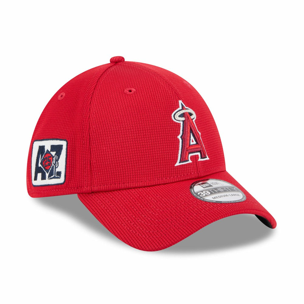 Los Angeles Angels New Era 2025 Spring Training 39THIRTY Flex Hat – Red