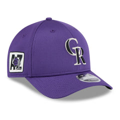 Purple Colorado Rockies New Era 2025 Spring Training 9FORTY Adjustable Hat