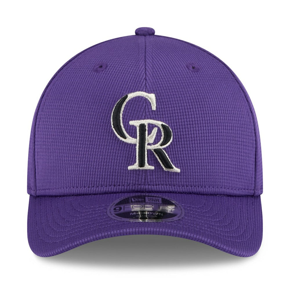 Purple Colorado Rockies New Era 2025 Spring Training 9FORTY Adjustable Hat