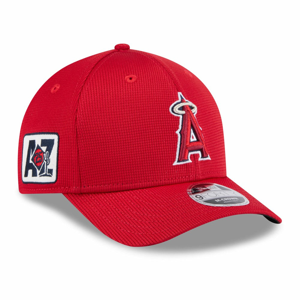 Red Los Angeles Angels New Era 2025 Spring Training 9FORTY Adjustable Hat