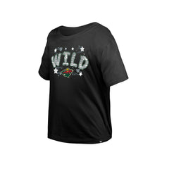 NHL Minnesota Wild New Era Girl's Youth Flip Sequin T-Shirt