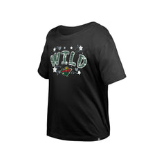 NHL Minnesota Wild New Era Girl's Youth Flip Sequin T-Shirt