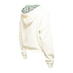 NHL Tampa Bay Lightning New Era Women's Glam Game Quarter-Zip Cropped Floral Hoodie Pullover