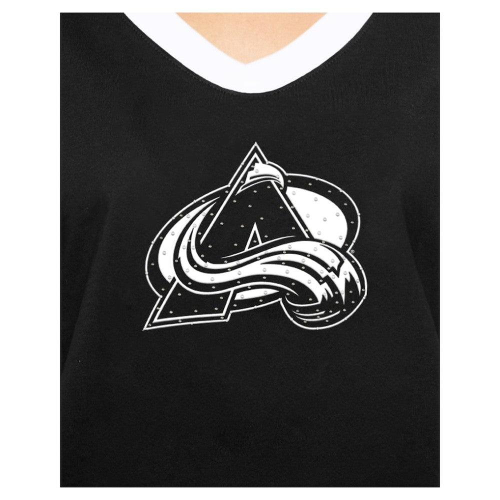 NHL Colorado Avalanche New Era Women's Game Day Rhinestuds T-Shirt