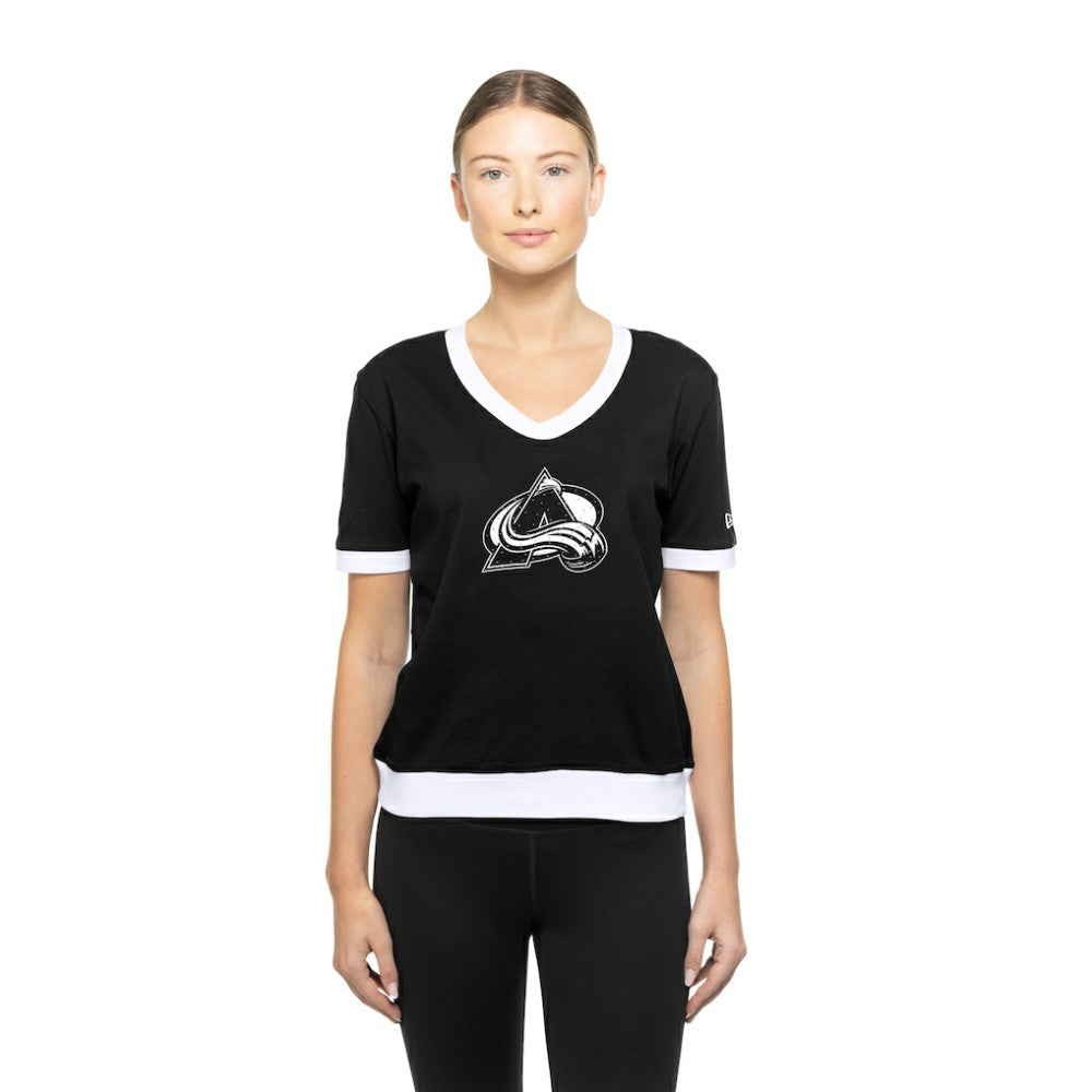 NHL Colorado Avalanche New Era Women's Game Day Rhinestuds T-Shirt