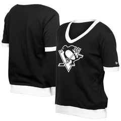 NHL Pittsburgh Penguins New Era Women's Game Day Rhinestuds T-Shirt