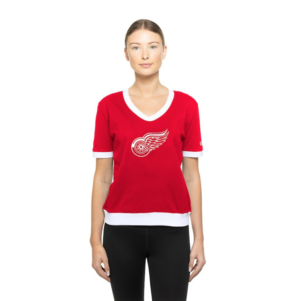 NHL Detroit Red Wings New Era Women's Game Day Rhinestuds T-Shirt