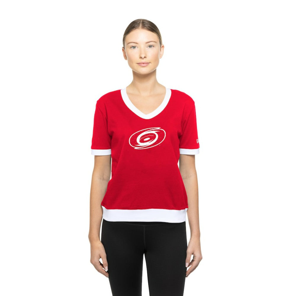 NHL Carolina Hurricanes New Era Women's Game Day Rhinestuds T-Shirt