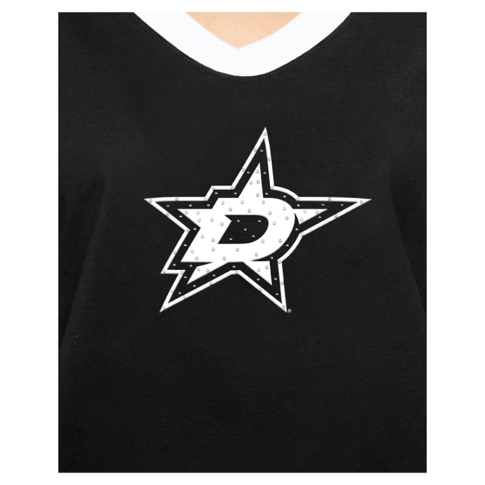 NHL Dallas Stars New Era Women's Game Day Rhinestuds T-Shirt