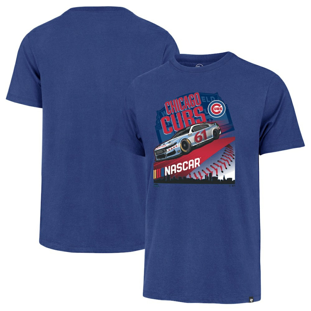 Royal NASCAR x Chicago Cubs '47 Franklin T-Shirt