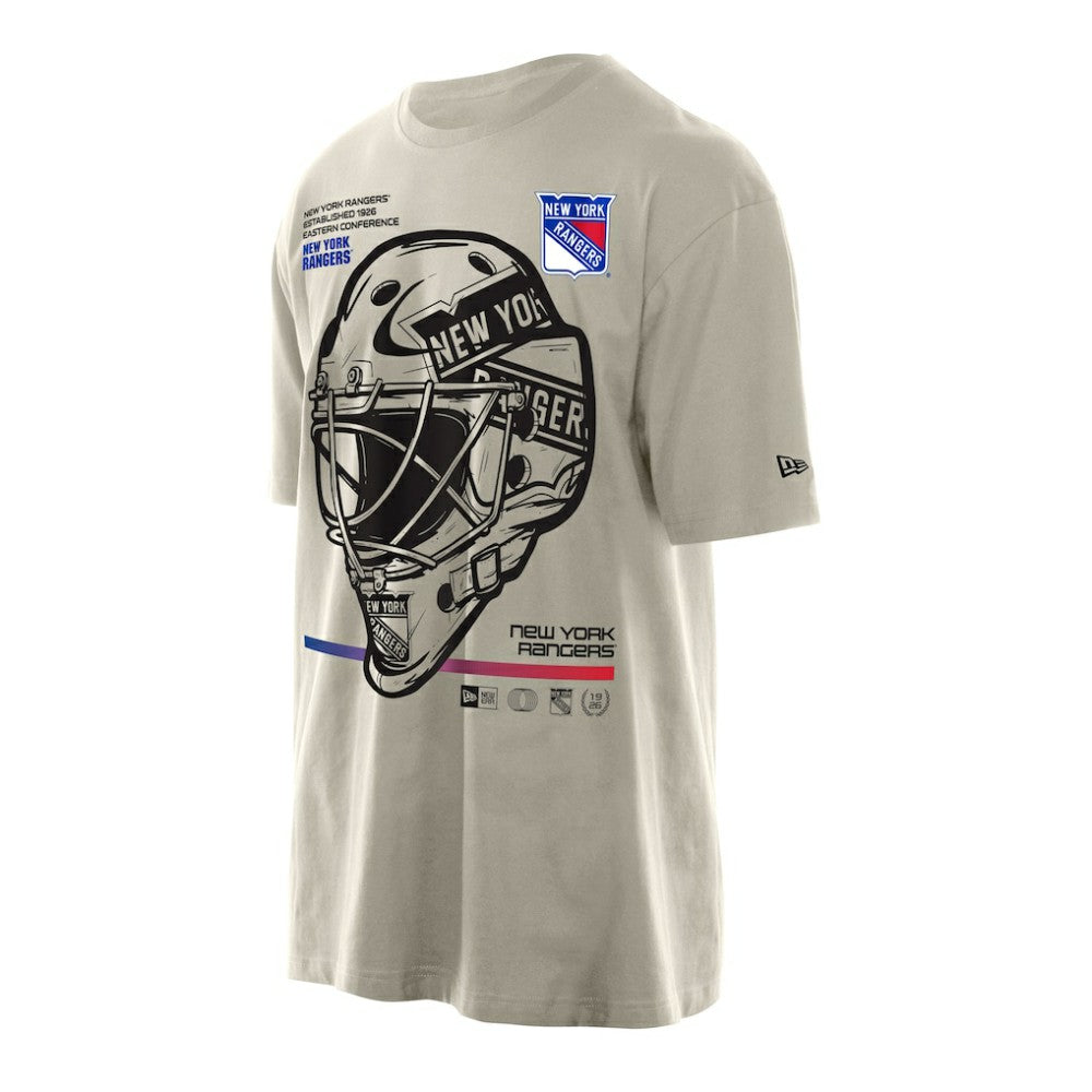 NHL New York Rangers New Era Goalie Mask T-Shirt