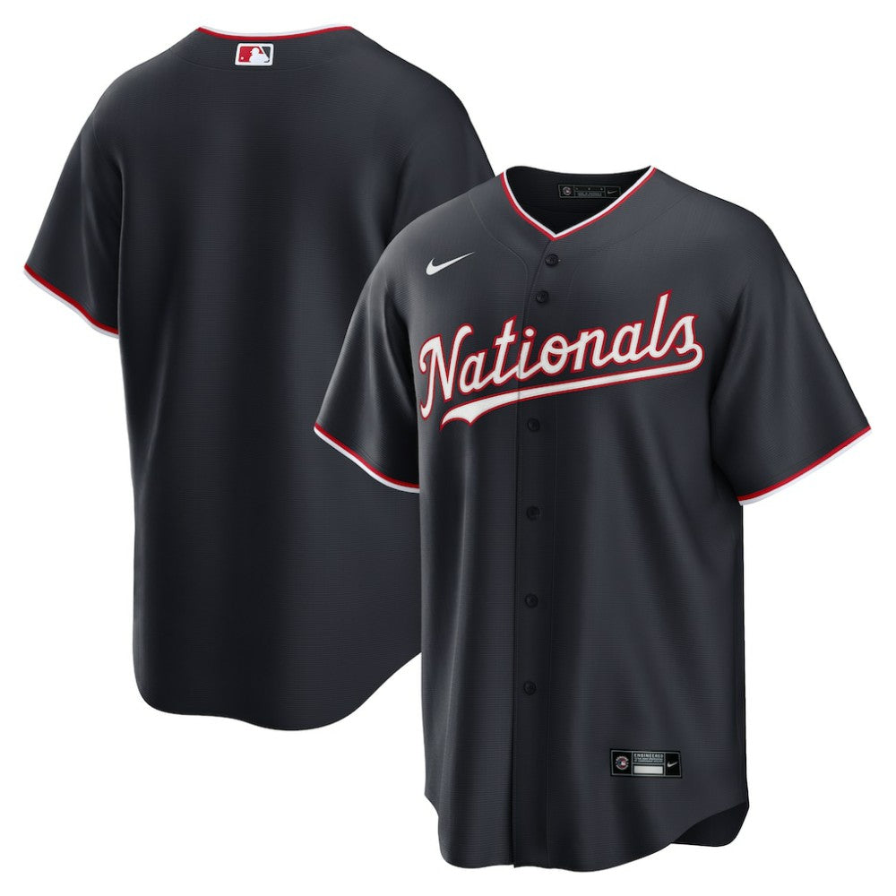 Navy Washington Nationals Nike Alternate Replica Jersey