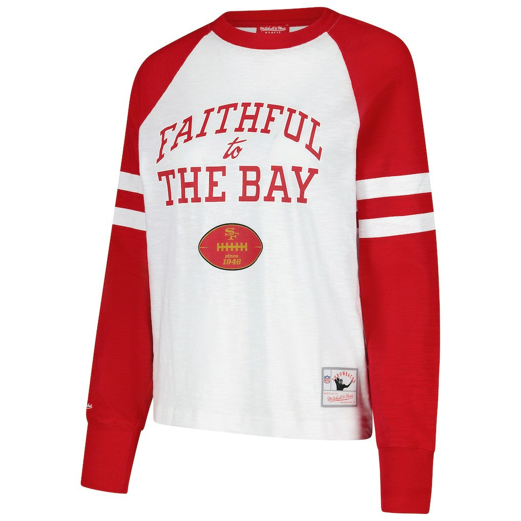 Women's Slub Long Sleeve T-Shirt - San Francisco 49ers T-shirts