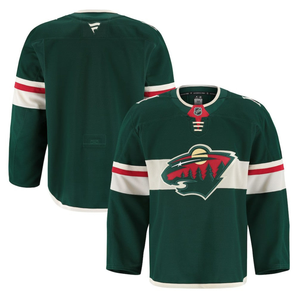 NHL Minnesota Wild Fanatics Home Authentic Pro Jersey