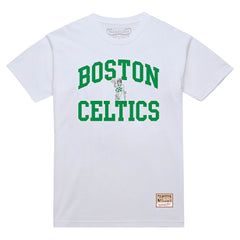 Mitchell & Ness Boston Celtics Hardwood Classics Vintage Warm Up T-Shirt