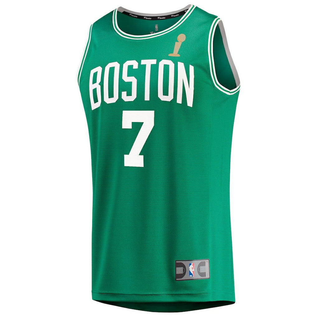 Fanatics Jaylen Brown Boston Celtics 2024 NBA Finals Champions Fast Break Replica Player Jersey