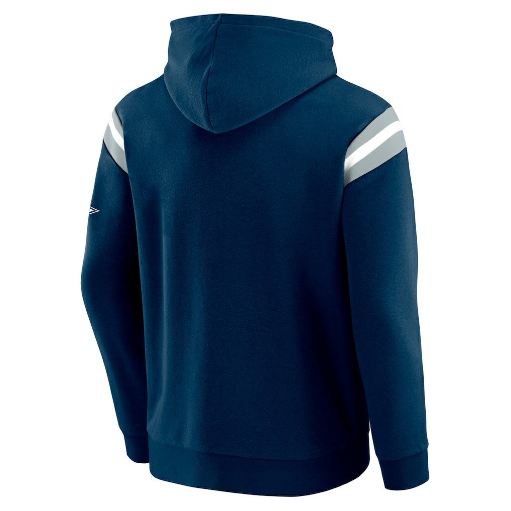 Darius Rucker Collection Football Washed Pullover Hoodie - Dallas Cowboys Hoodies