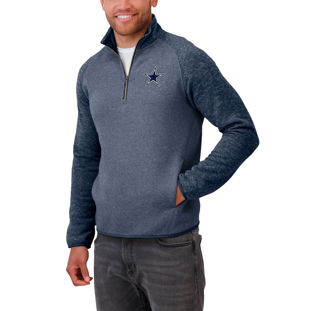 Darius Rucker Collection Tonal Quarter-Zip Jacket - Dallas Cowboys Jackets
