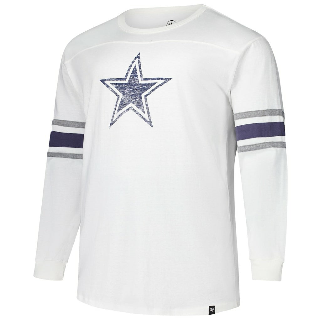 '47 Big & Tall Premier Brex Long Sleeve T-Shirt - Dallas Cowboys T-shirts