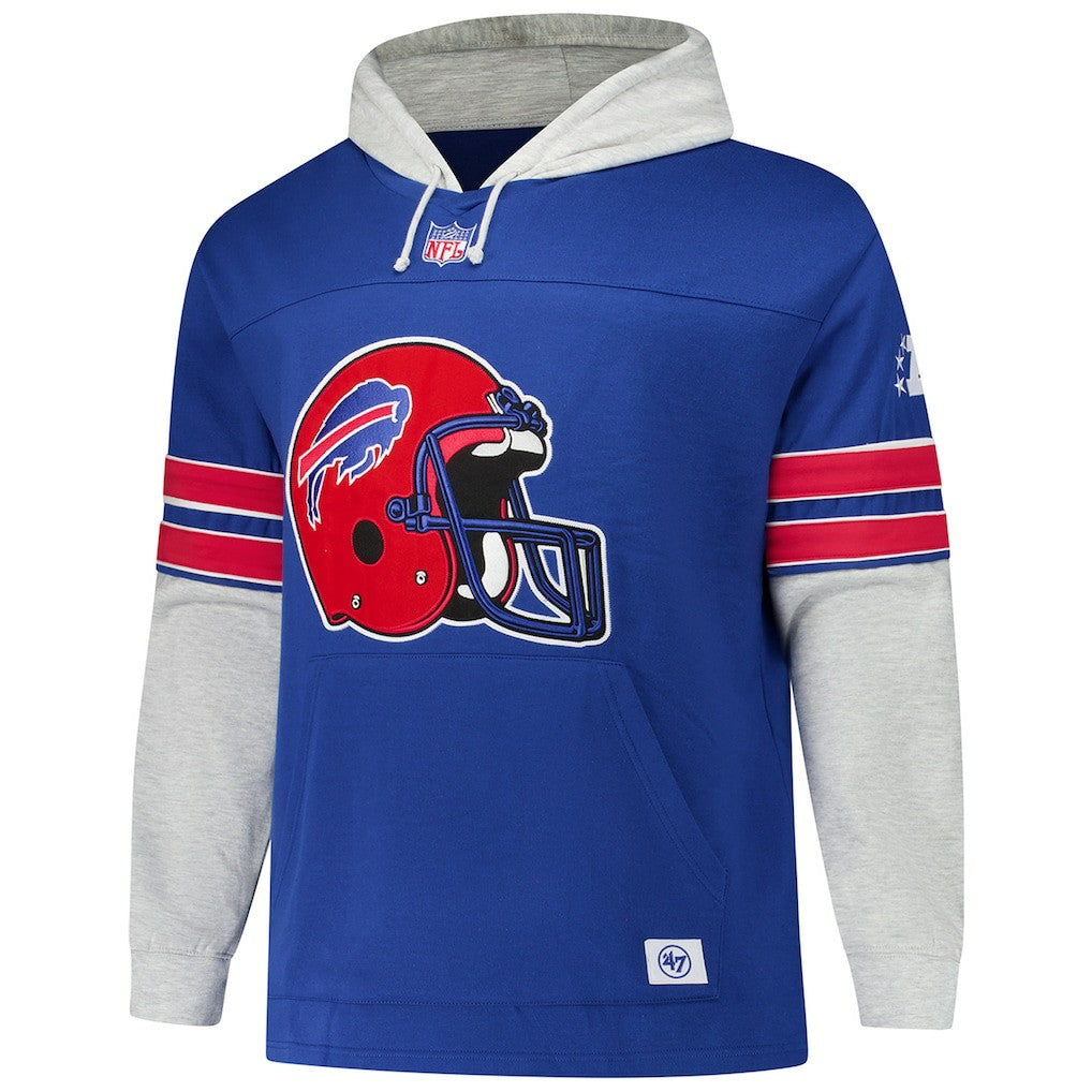 '47 Big & Tall Lacer Pullover Hoodie - Buffalo Bills Hoodies
