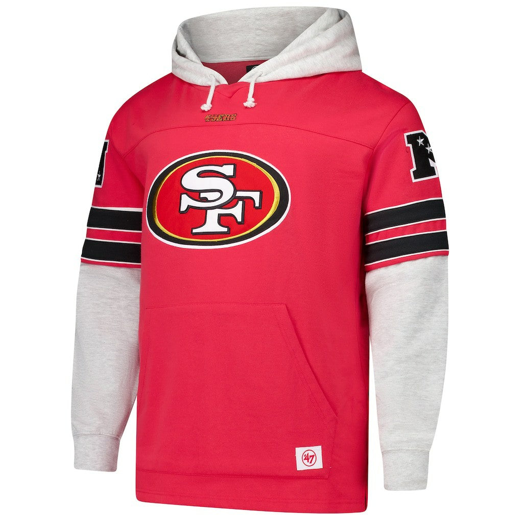 '47 Big & Tall Lacer Pullover Hoodie - San Francisco 49ers Hoodies
