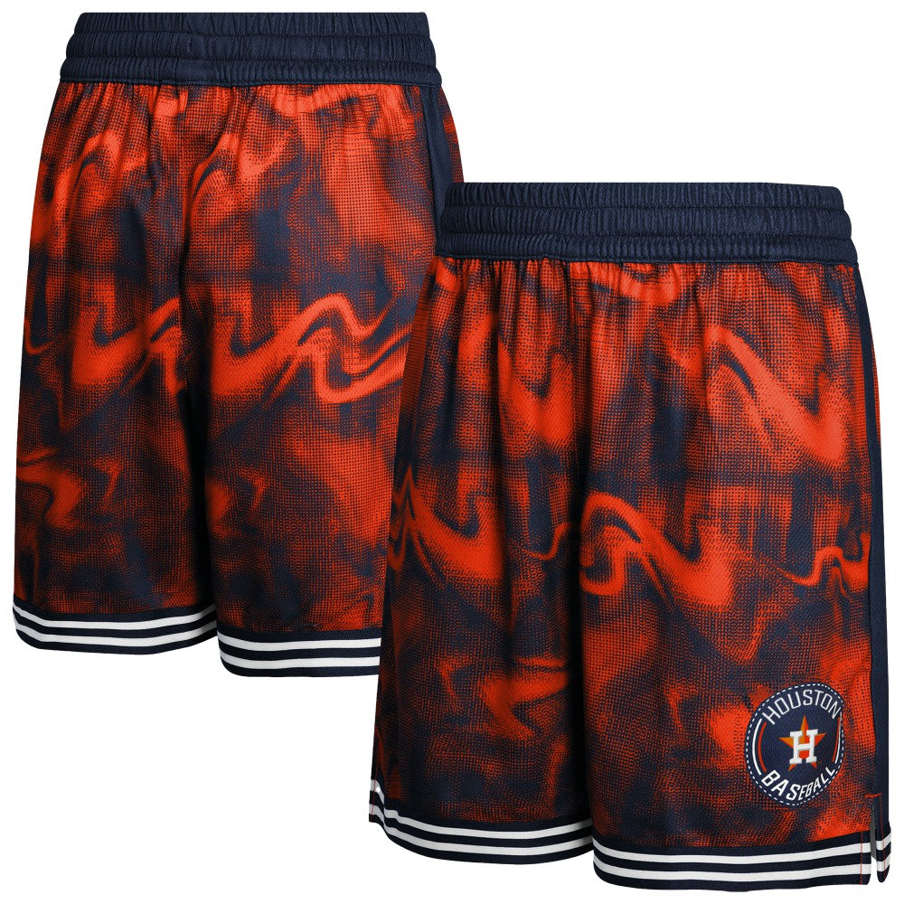 Navy/Orange Houston Astros Youth Outfielder Shorts