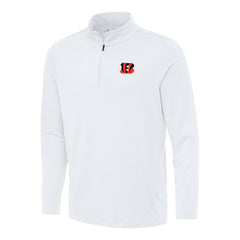 Antigua Reprocess Quarter-Zip Top - Cincinnati Bengals Tops