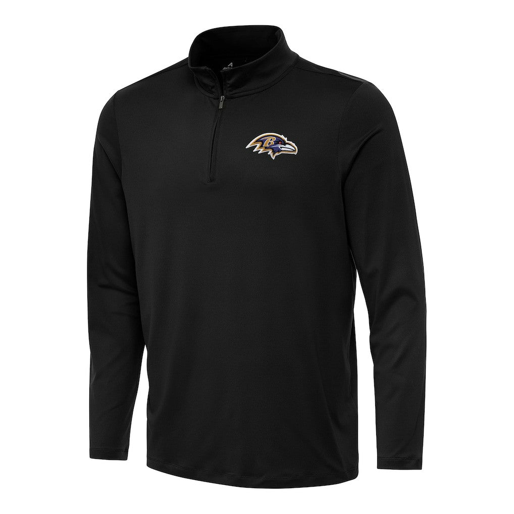 Antigua Reprocess Quarter-Zip Top - Baltimore Ravens Tops