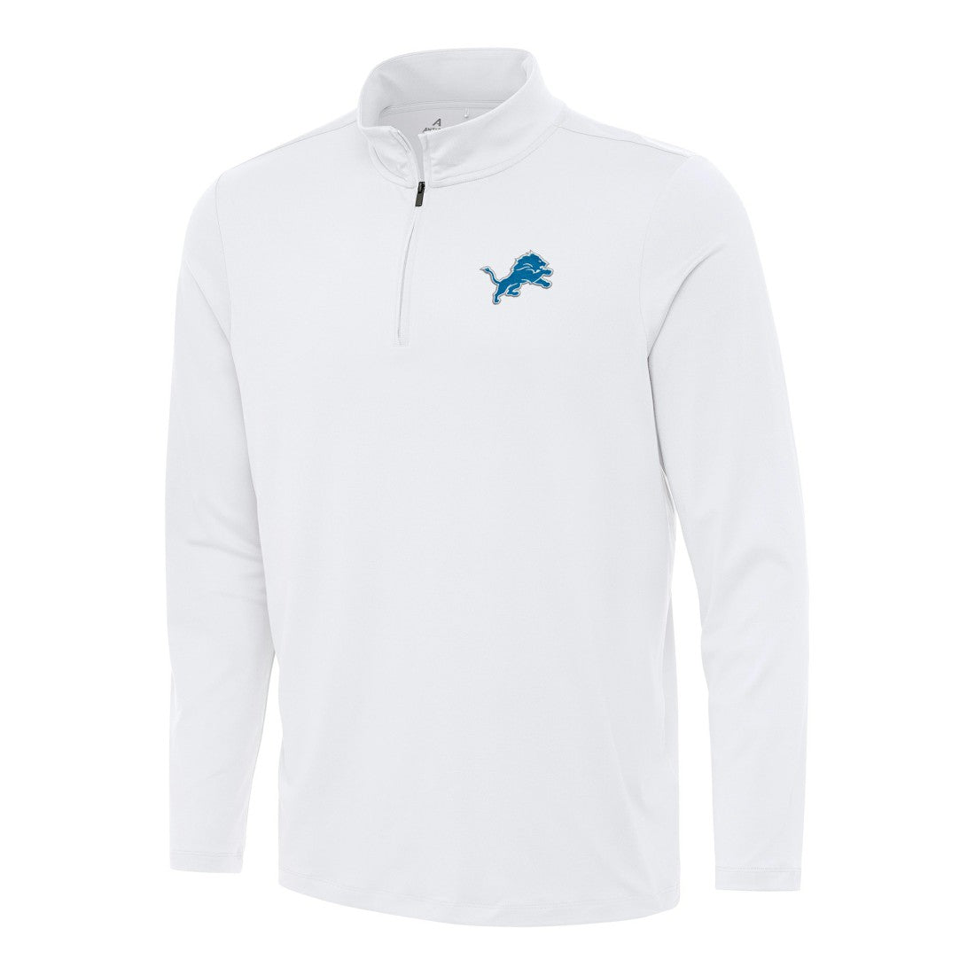 Antigua Reprocess Quarter-Zip Top - Detroit Lions Tops
